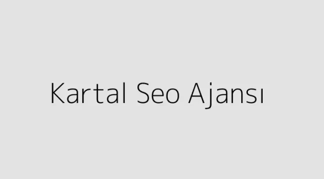 Kartal Seo Ajansı