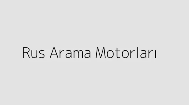 Rus Arama Motorları